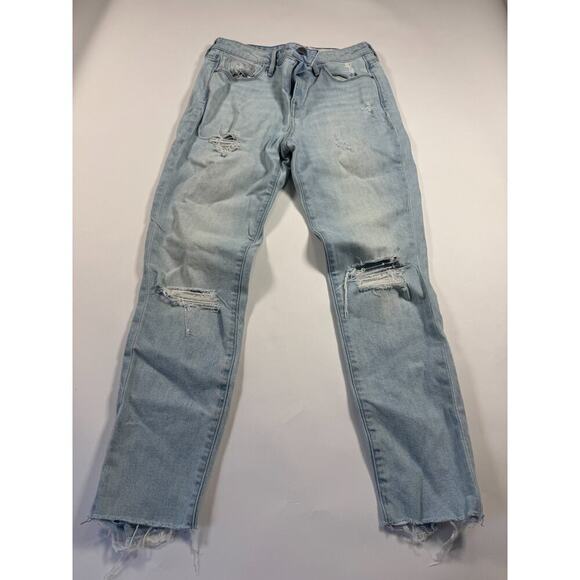 Treasure & Bond Denim - Treasure & Bond High Rise Loose Skinny Ankle Jeans Women’s Size 28 Light Wash